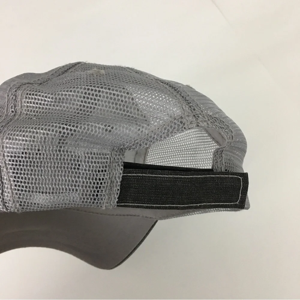 Biker Hair Don’t Care Distressed Embroidered Baseball Biker Cap - Picture 6 of 8